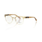 Goldfarbene Acetat-Damenbrille