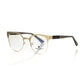 Goldfarbene Acetat-Damenbrille