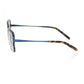 Blue Metallic Women's Eyeglass Frame