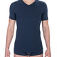 Blue Cotton Men T-Shirt