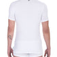 White Cotton Men V-Neck T-Shirt