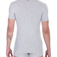 Gray Cotton Men T-Shirt