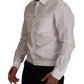 Elegantes italienisches weißes Baumwollhemd