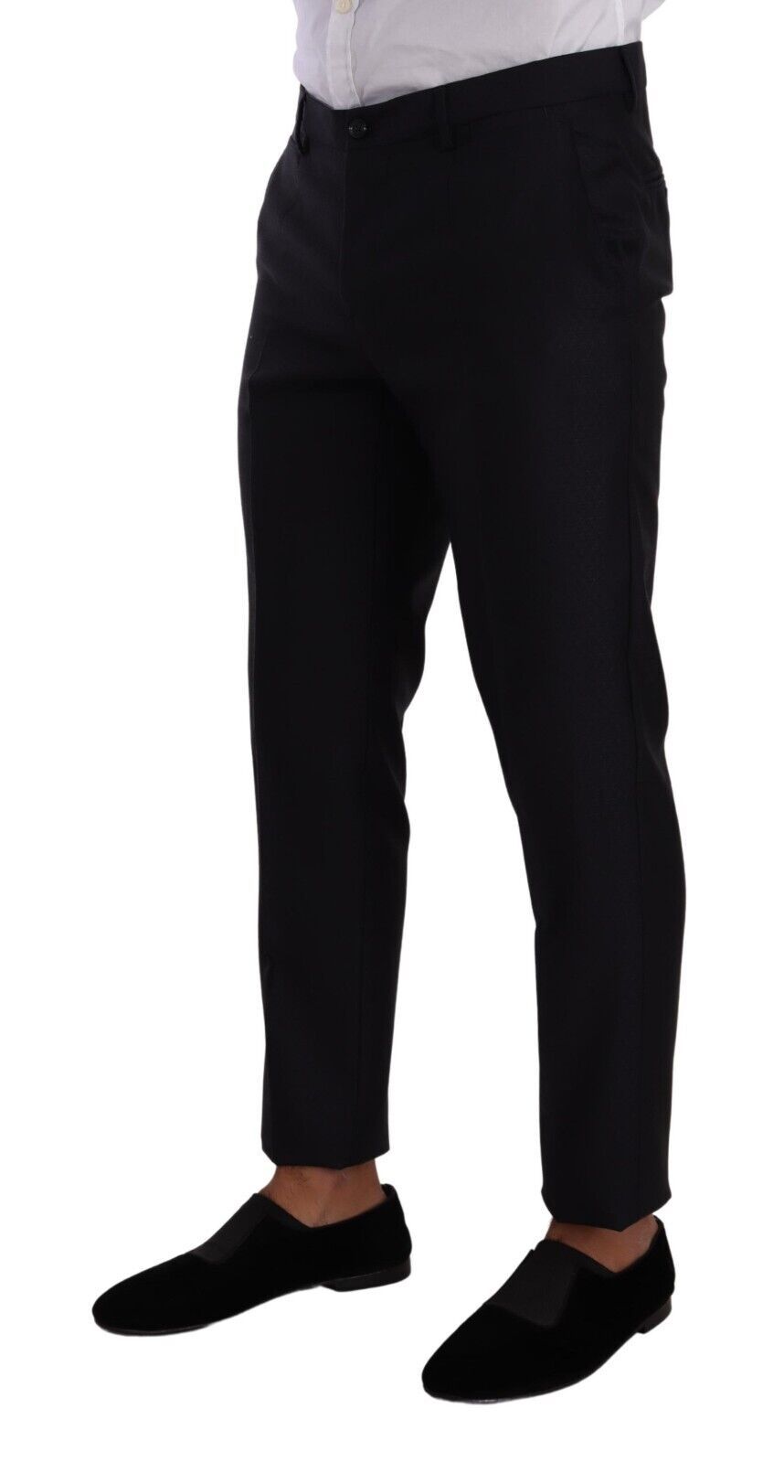 Elegante abito da uomo slim fit in lana, seta e cashmere