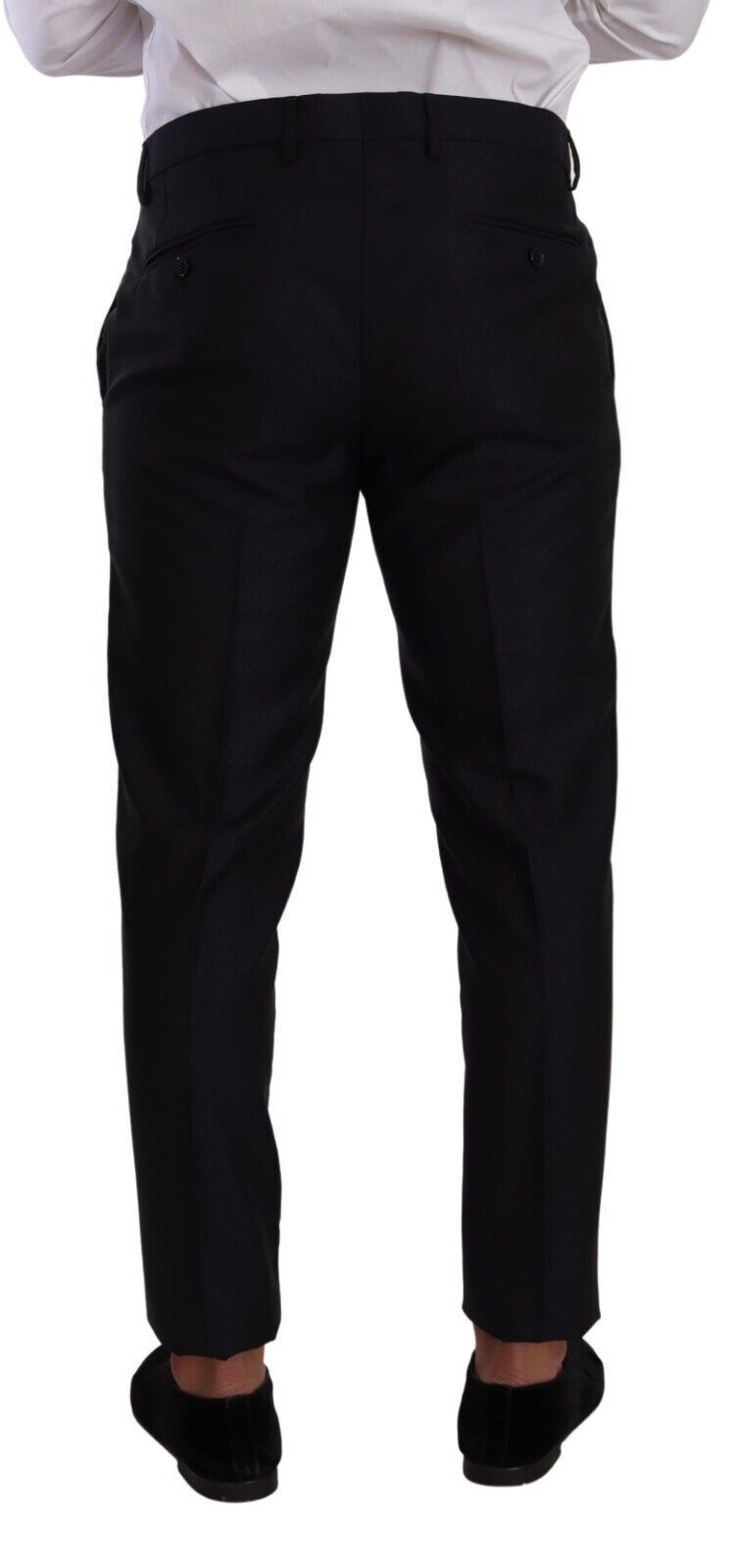 Elegante abito da uomo slim fit in lana, seta e cashmere