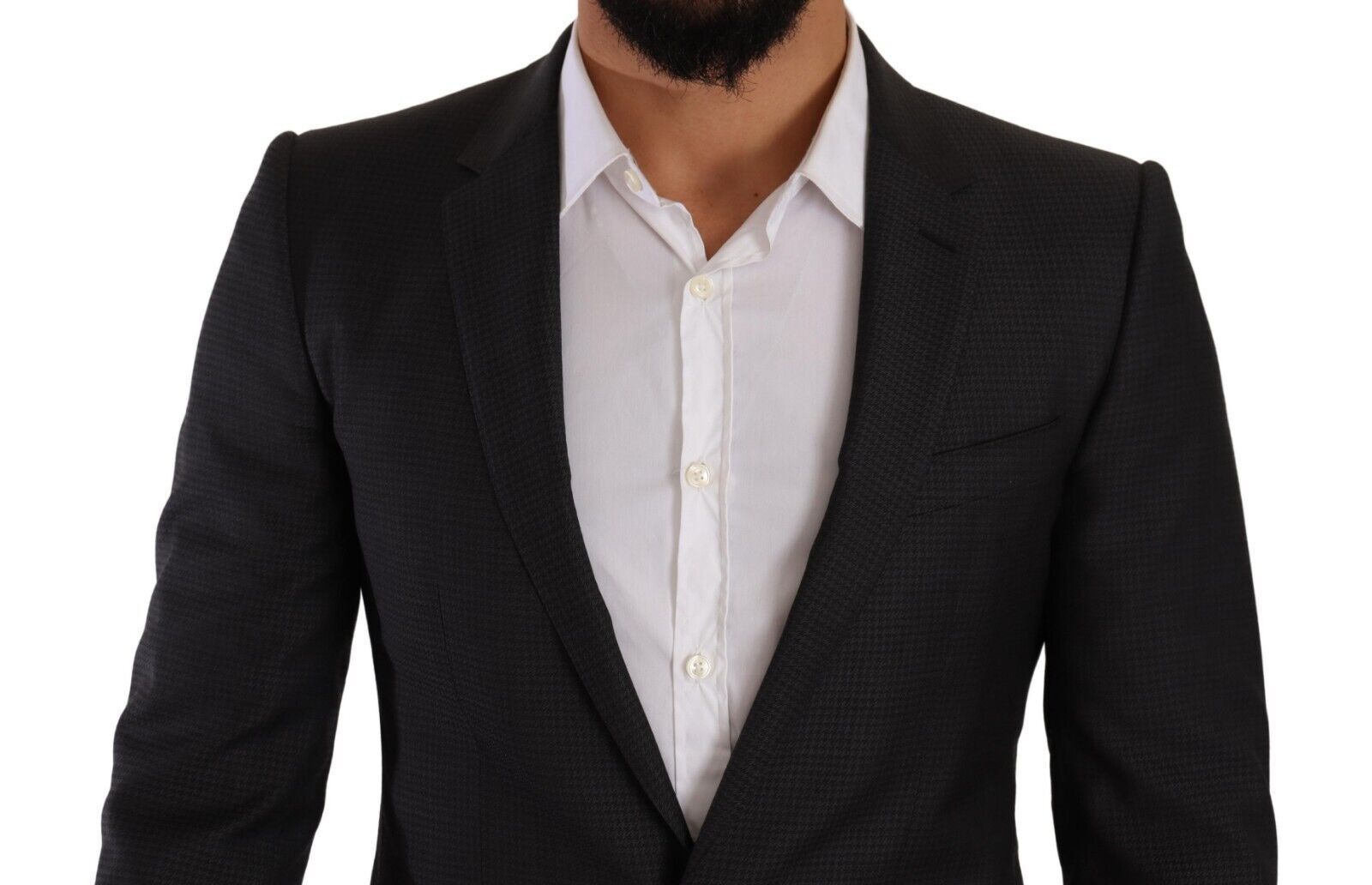 Elegante abito Martini in lana nera