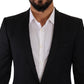 Dolce & Gabbana Black Fantasy GOLD Wool Slim Fit 2 Piece Suit