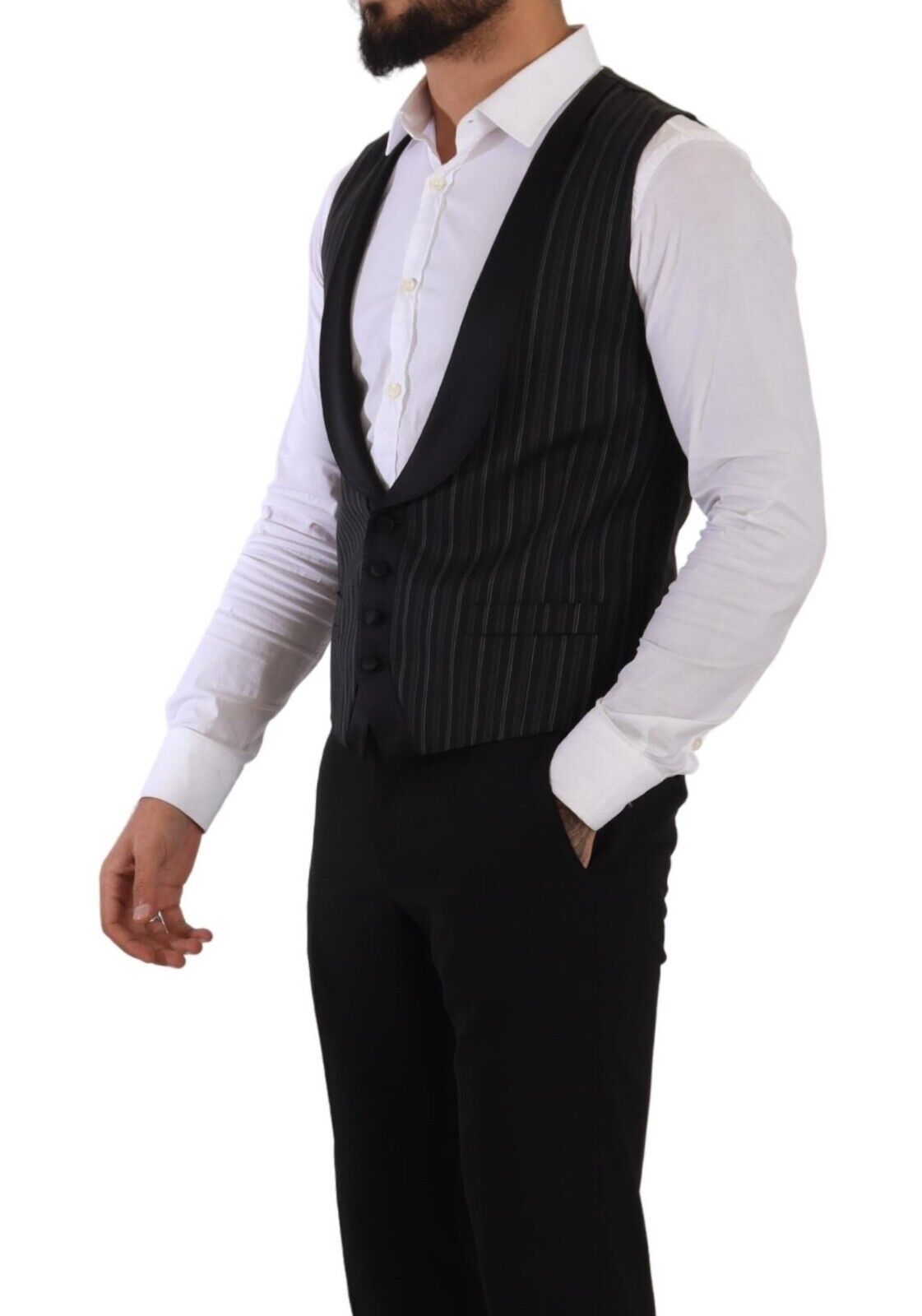 Elegante gestreifte Weste für formelle Anlässe