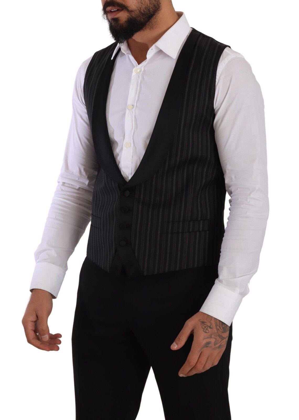 Elegante gestreifte Weste für formelle Anlässe