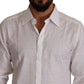 Elegantes weißes Baumwollhemd – Slim Fit
