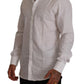 Elegantes weißes Baumwollhemd – Slim Fit