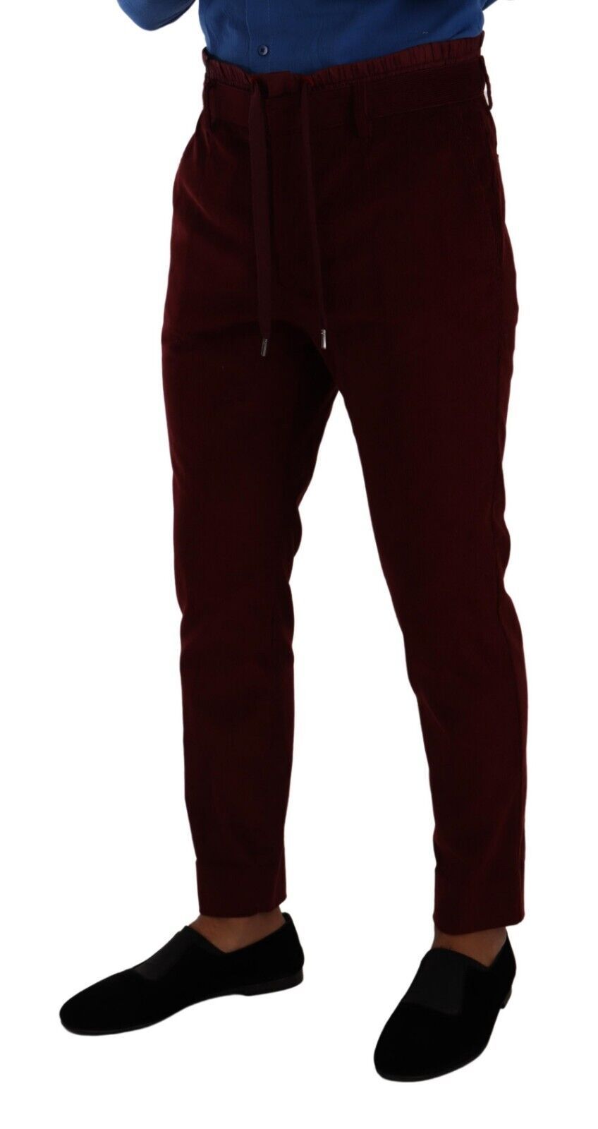 Elegante Bordeaux-Samthose