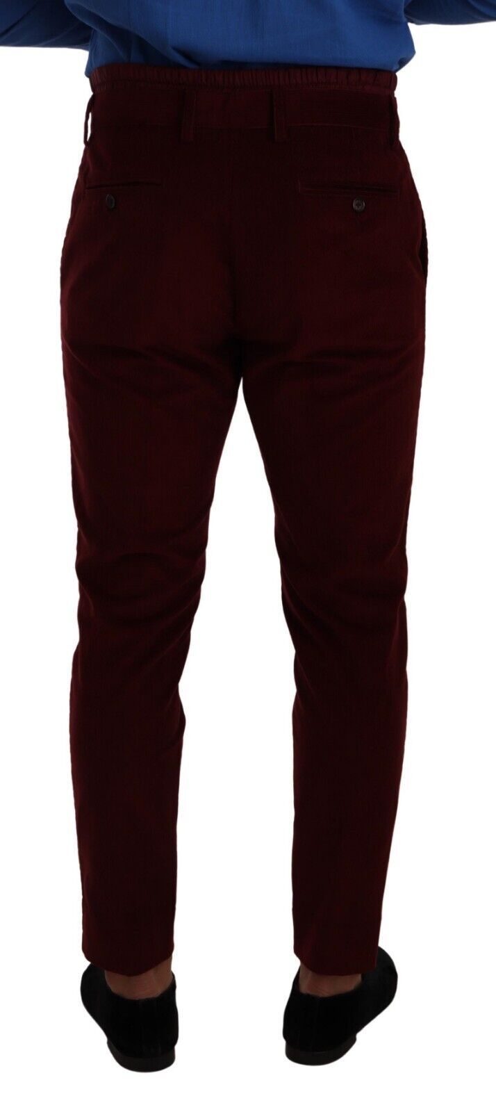 Elegante Bordeaux-Samthose