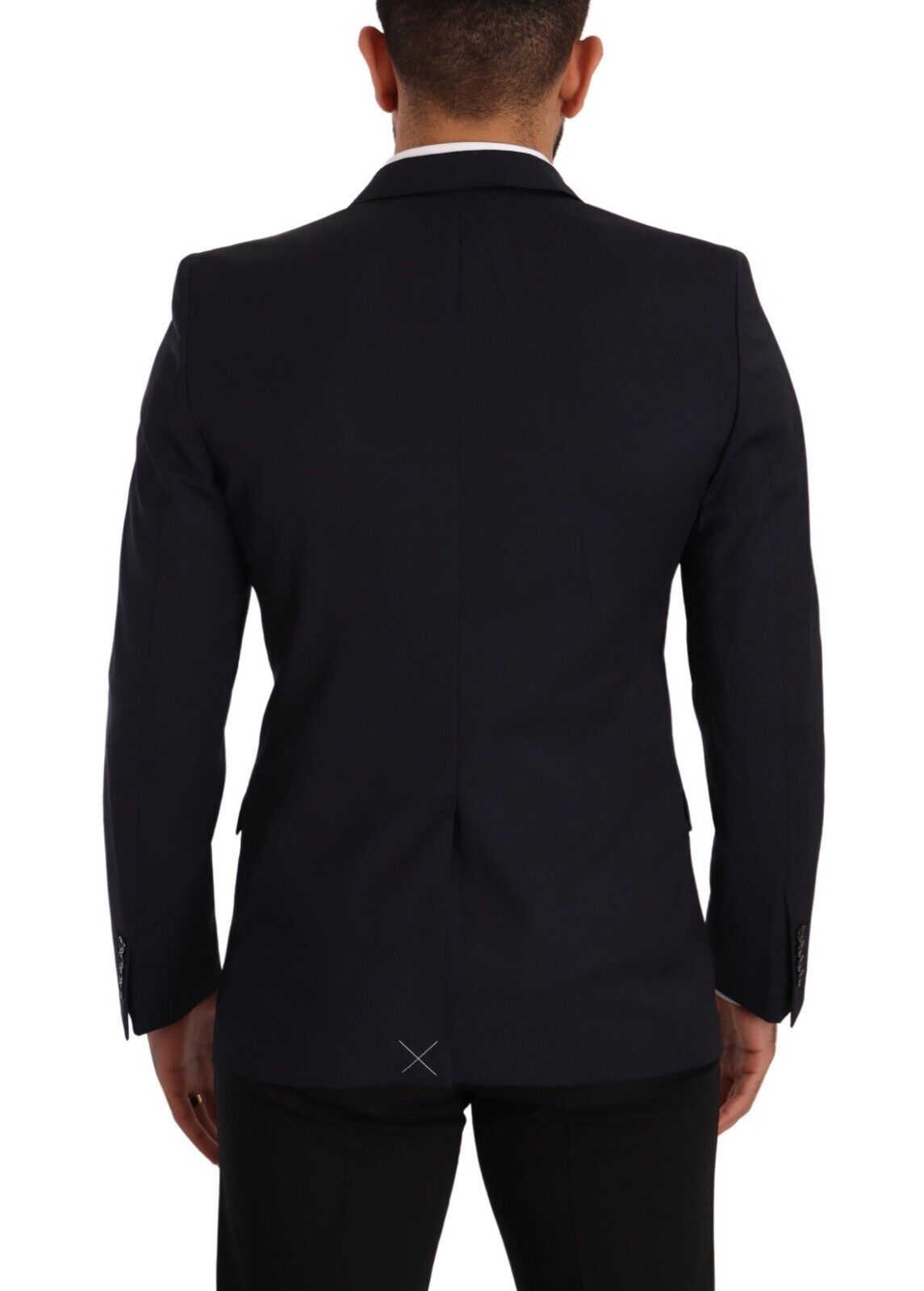 Blazer in lana slim fit blu navy Martini