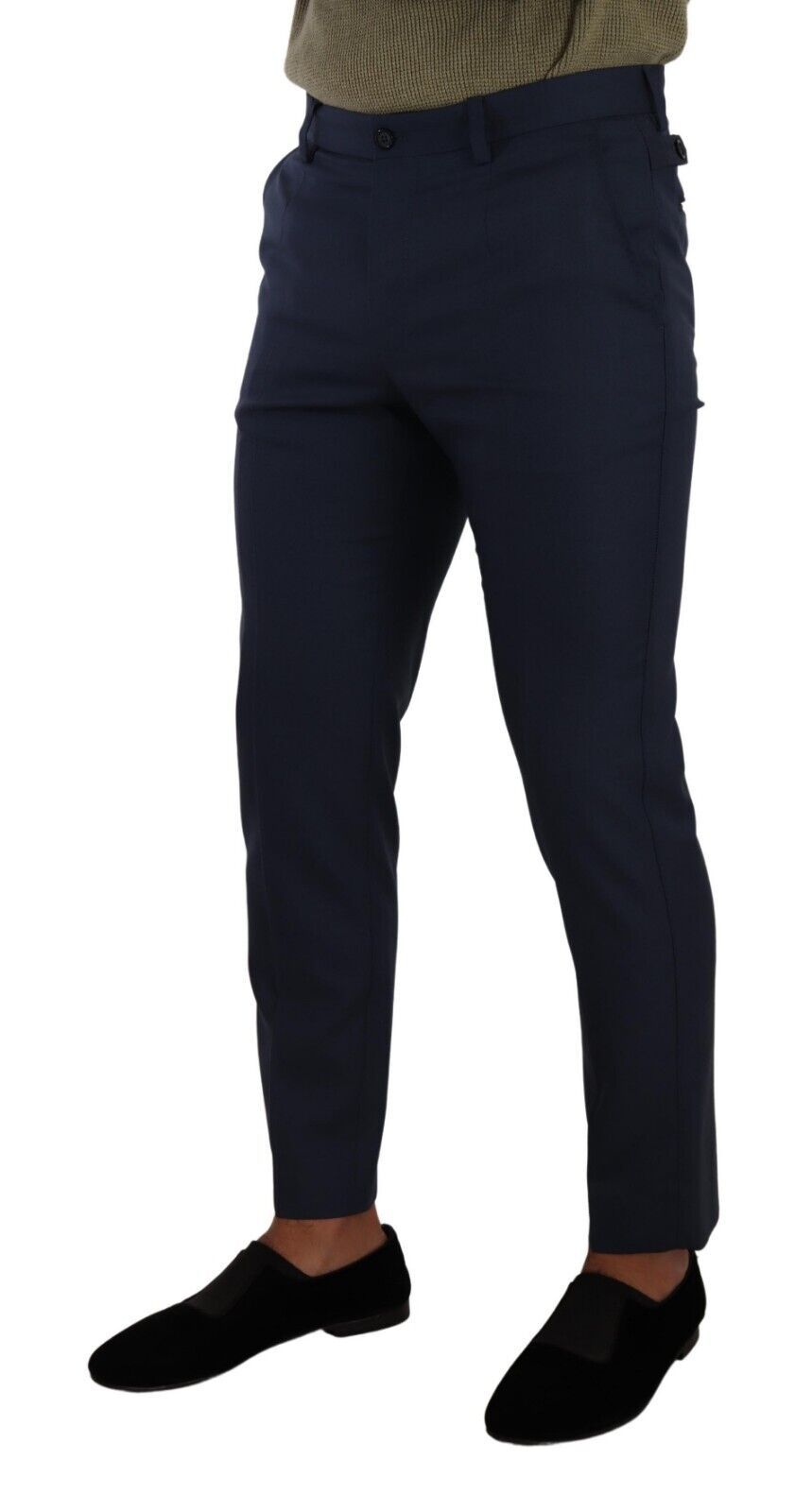 Elegante dunkelblaue Slim-Fit Anzughose