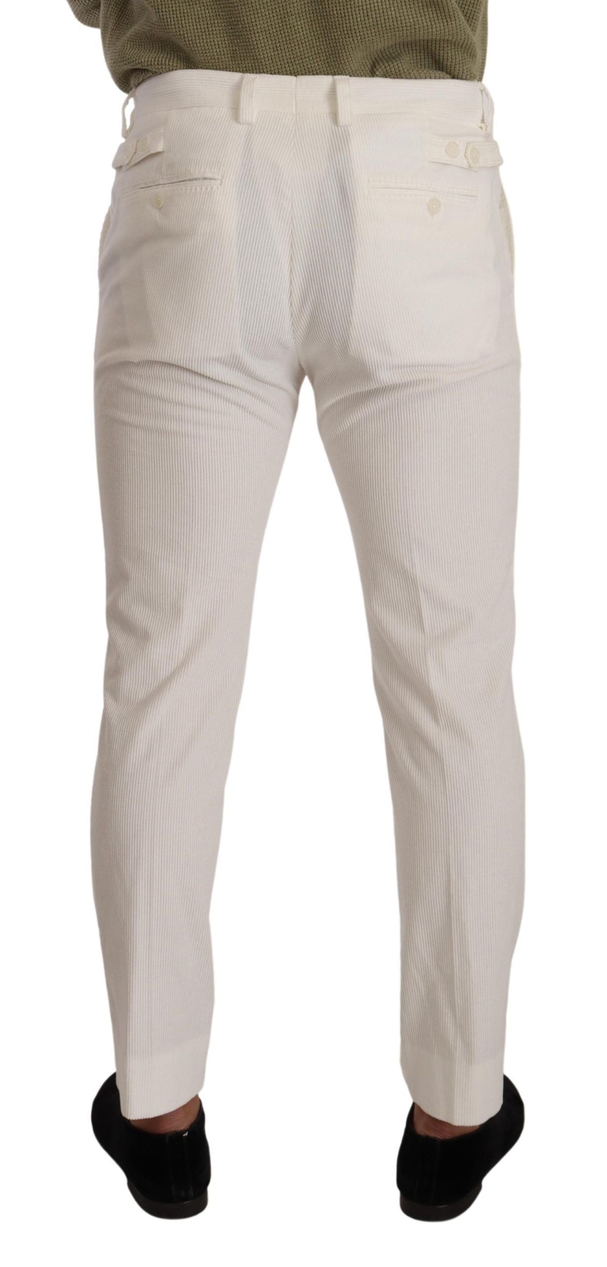 Elegante Slim Fit Baumwollhose