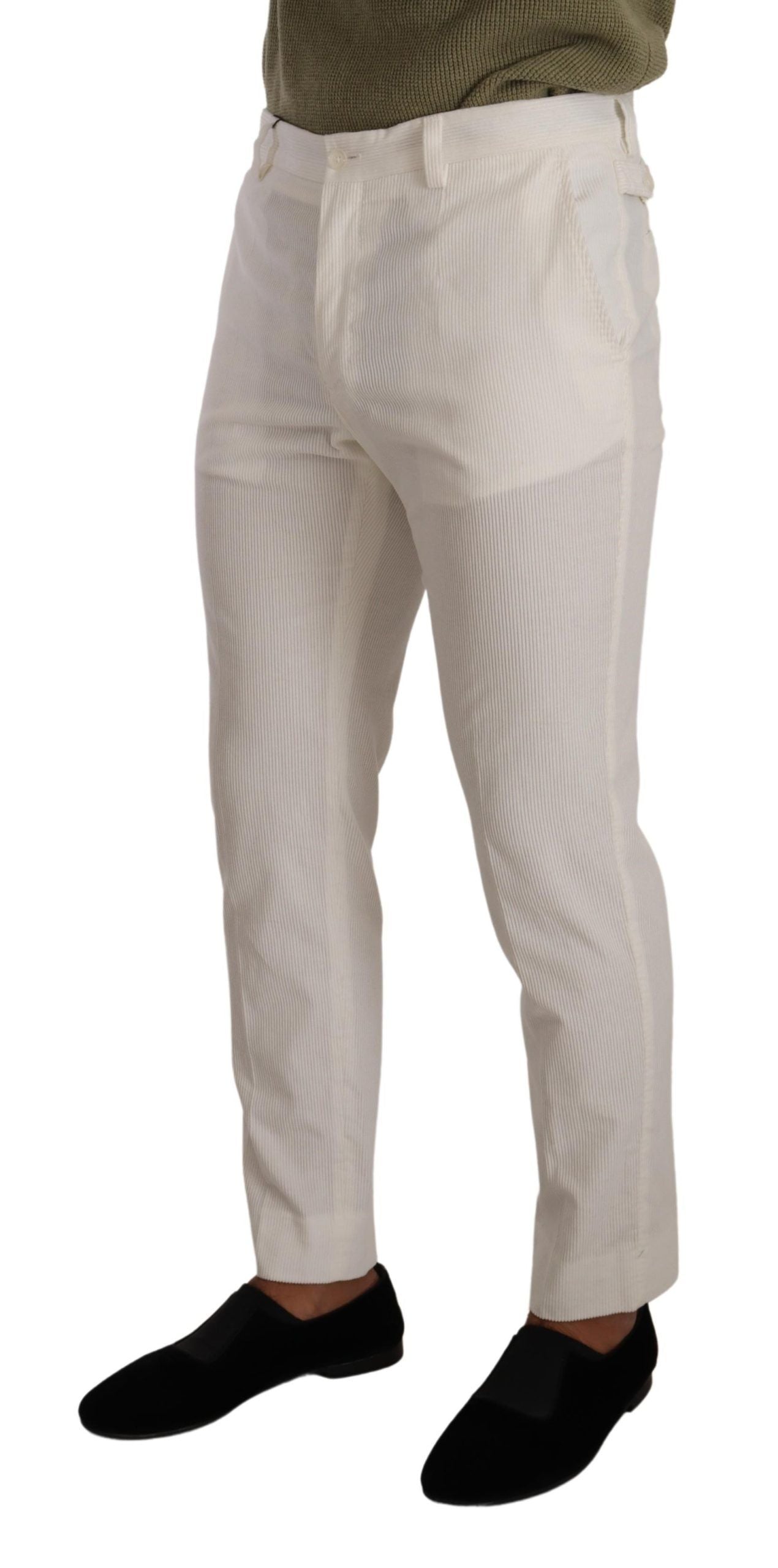 Elegante Slim Fit Baumwollhose