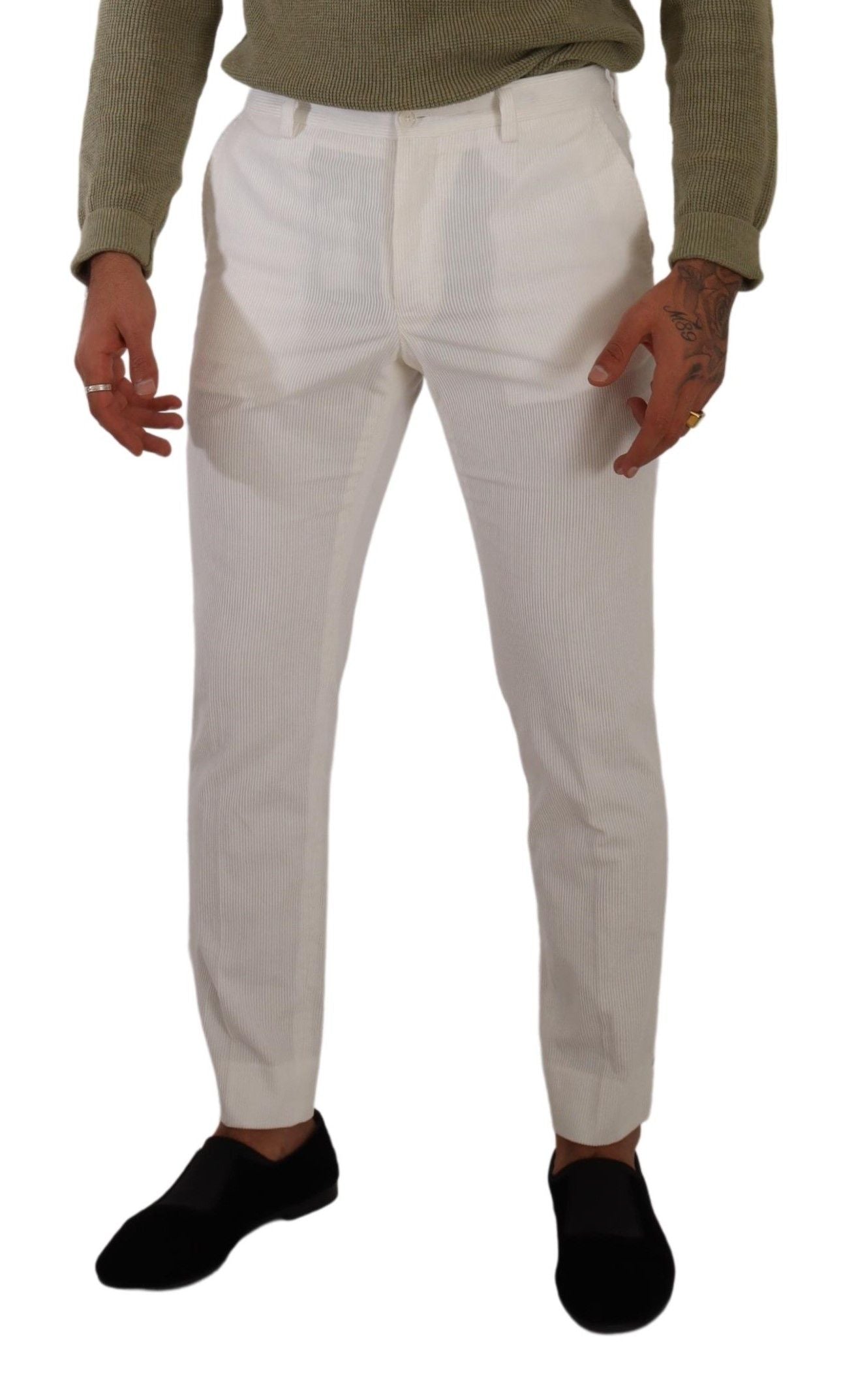 Elegante Slim Fit Baumwollhose