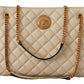 Elegant Quilted Nappa Leather Tote