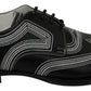 Elegant Black and White Derby Shoes