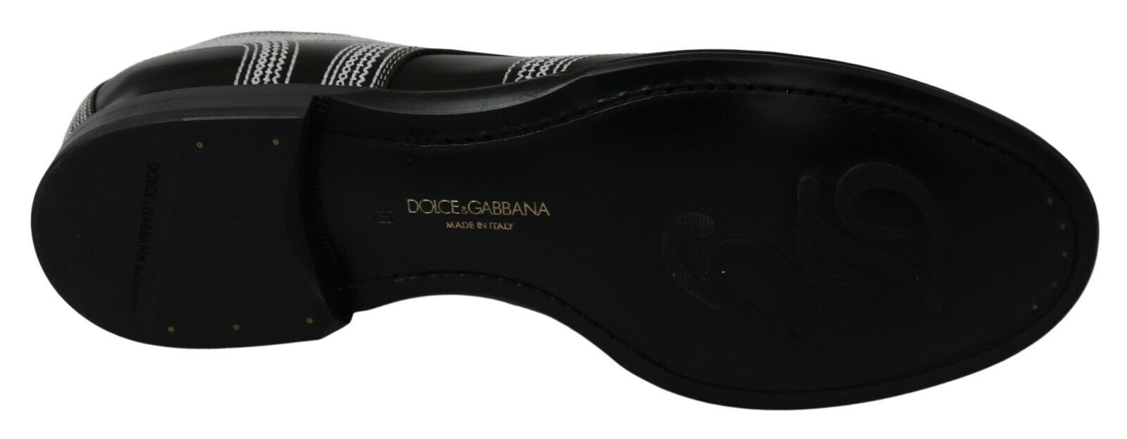 Eleganti scarpe Derby nere e bianche