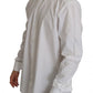 Exklusives, weißes, formelles Slim-Fit-Hemd