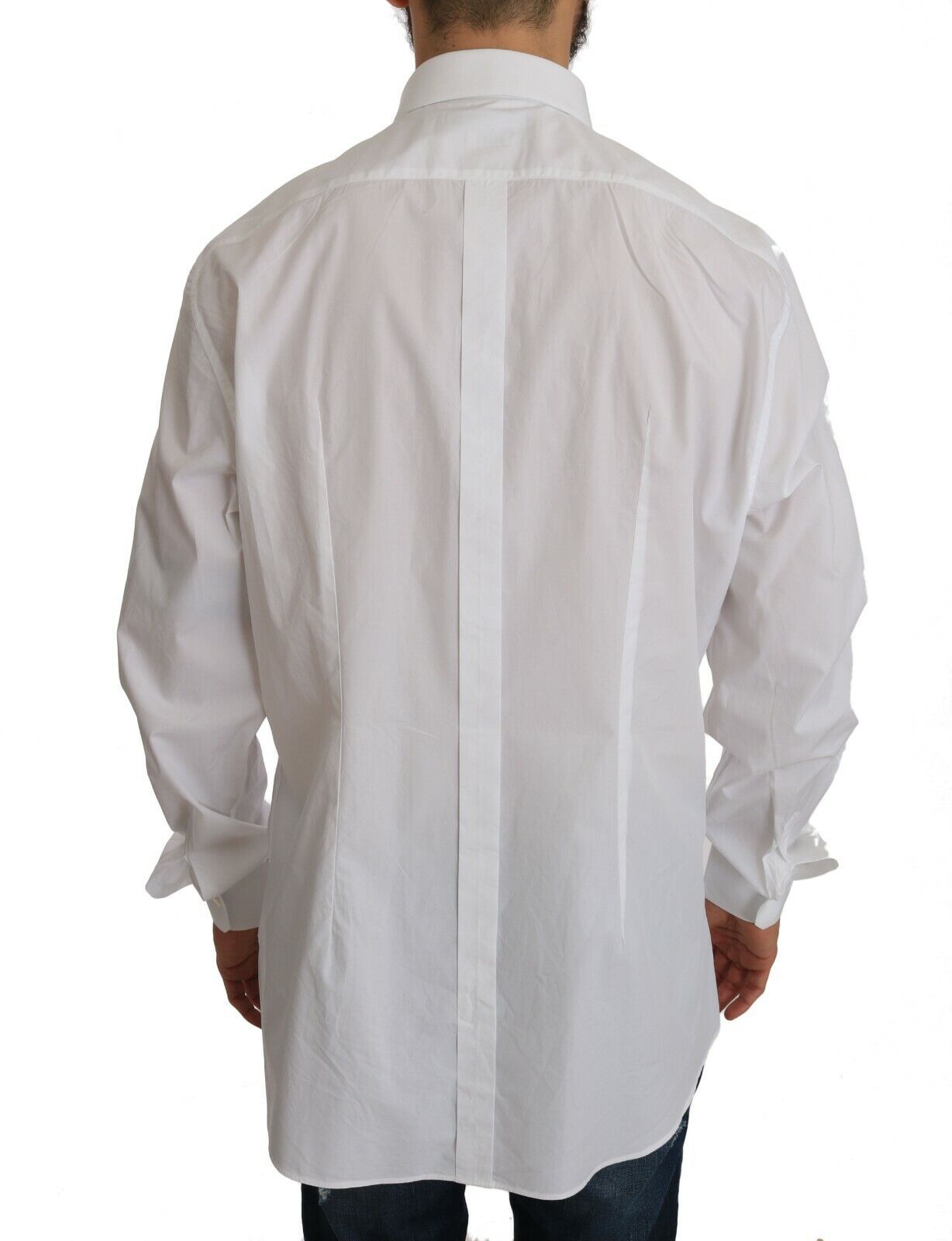 Exklusives, weißes, formelles Slim-Fit-Hemd
