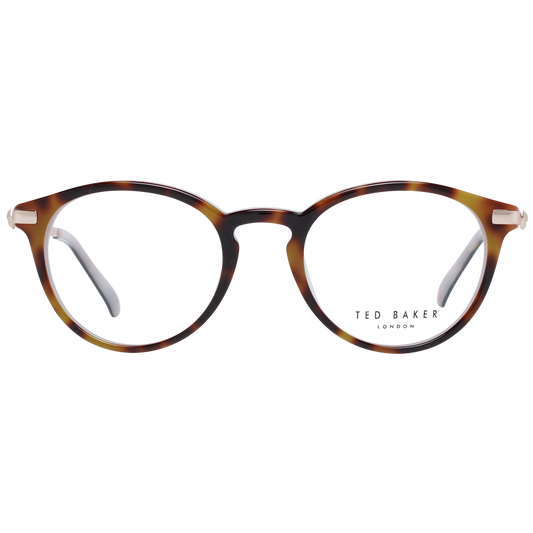 Chic Brown Round Full-Rim Fashion Frames