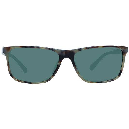 Braune Unisex-Sonnenbrille