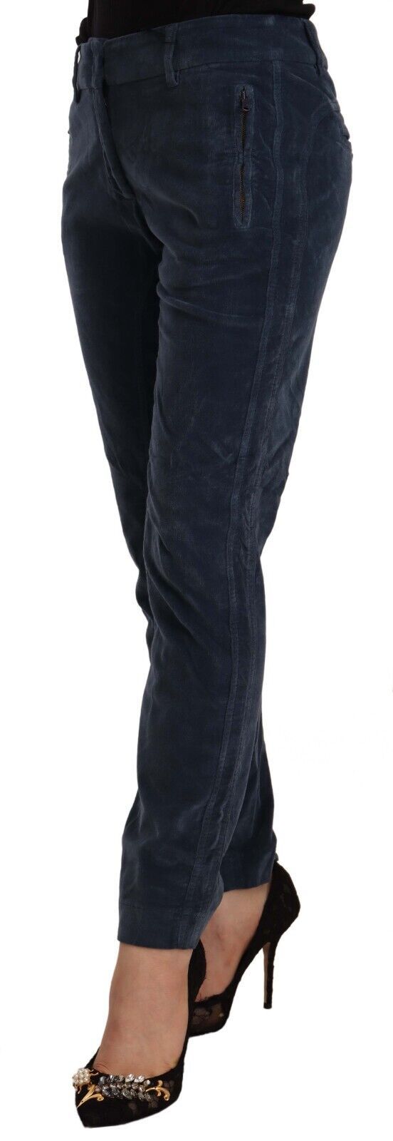 Elegante, taillierte Hose aus Baumwollmischung