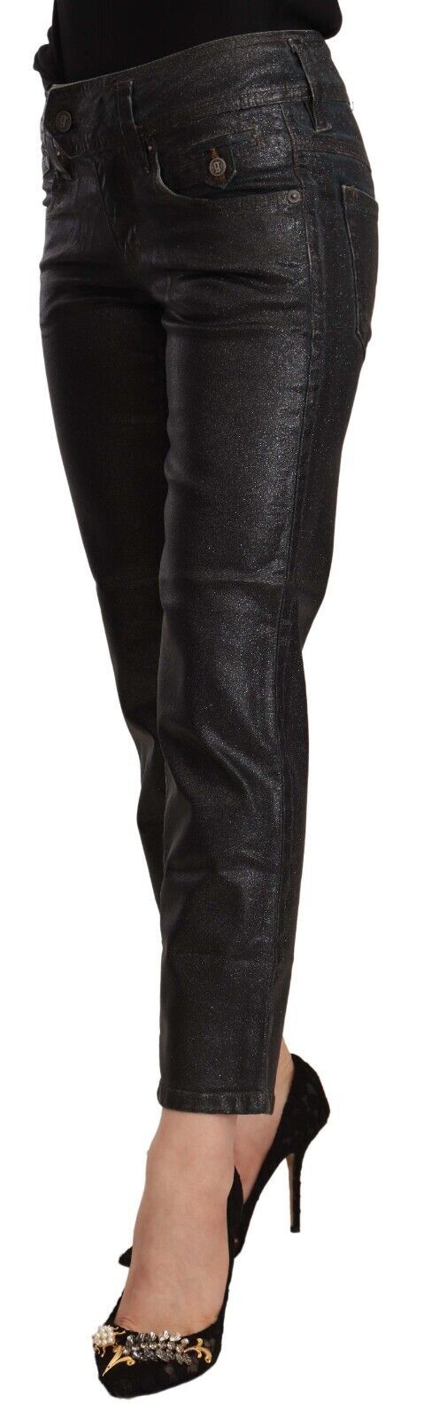 Schicke schwarze Glitzer-Shorts