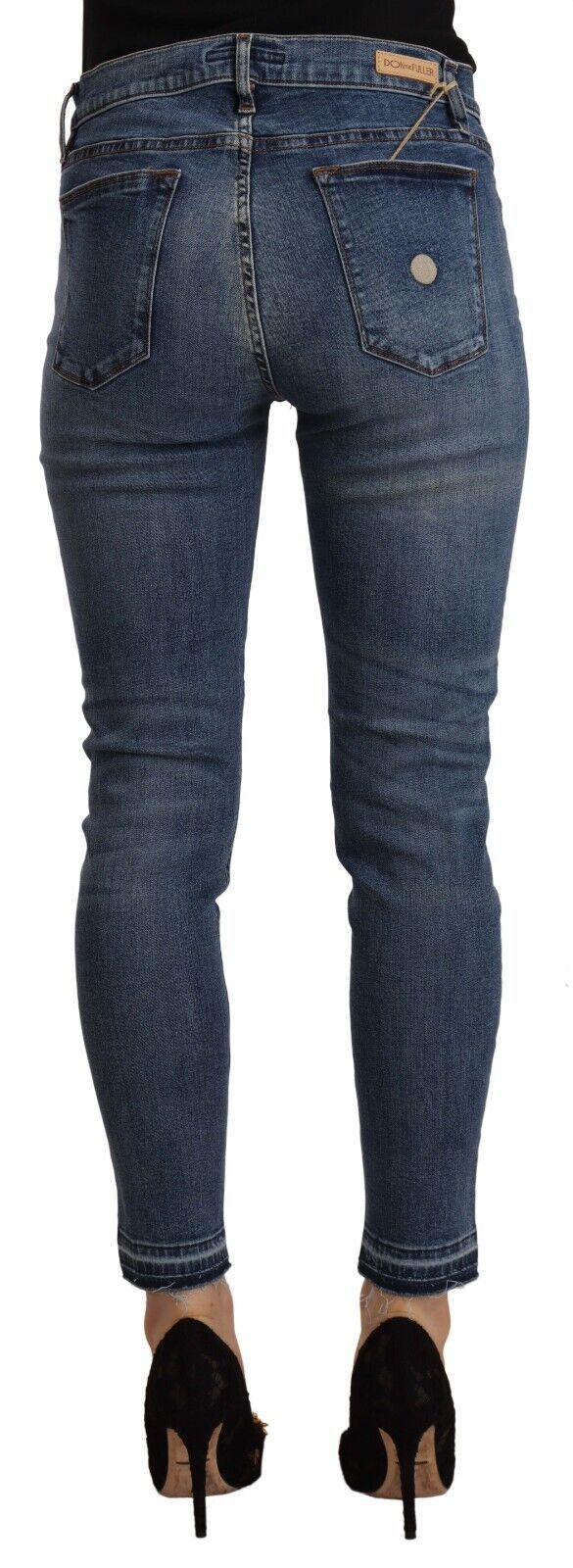 Schicke Slim Fit Jeans in verwaschenem Blau