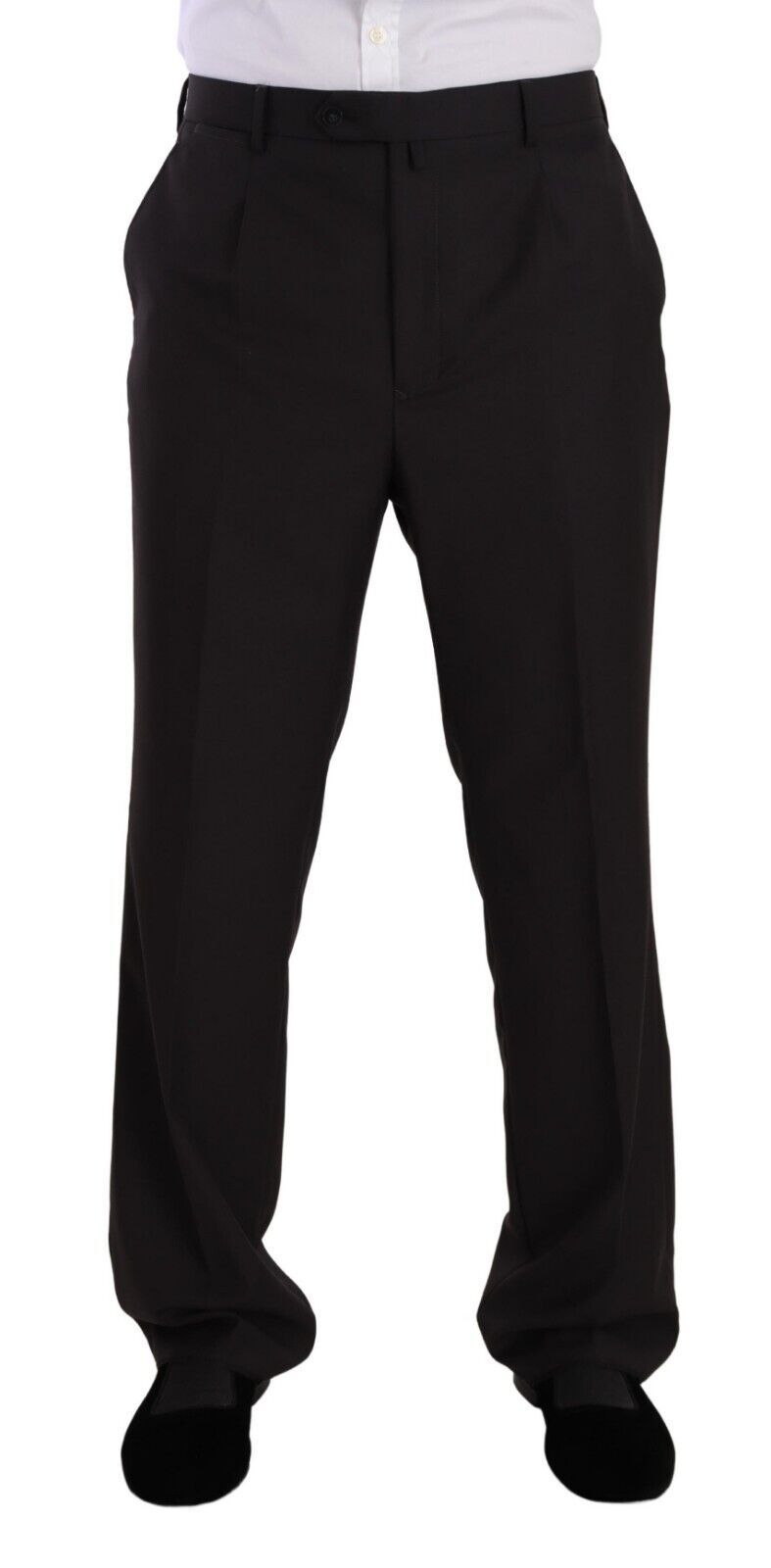 Eleganter, grauer, zweiteiliger Herrenanzug mit Revers
