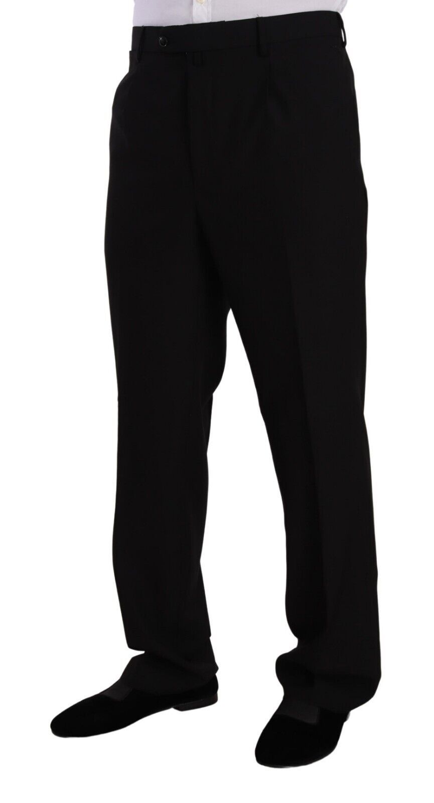 Elegantes zweiteiliges schwarzes Anzug-Ensemble