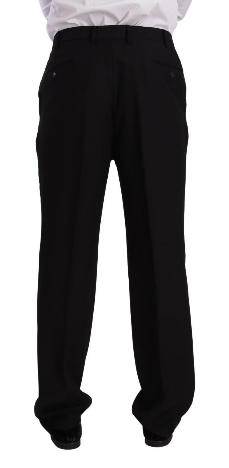 Elegantes zweiteiliges schwarzes Anzug-Ensemble