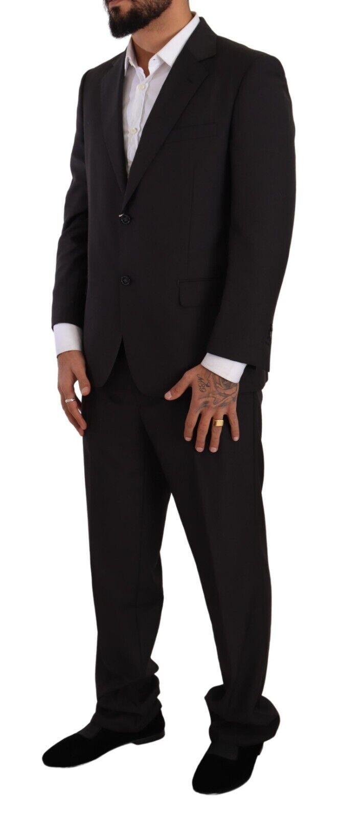 Eleganter dunkelgrauer Zweiteiler