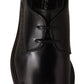 Elegant Black Derby Dress Shoes