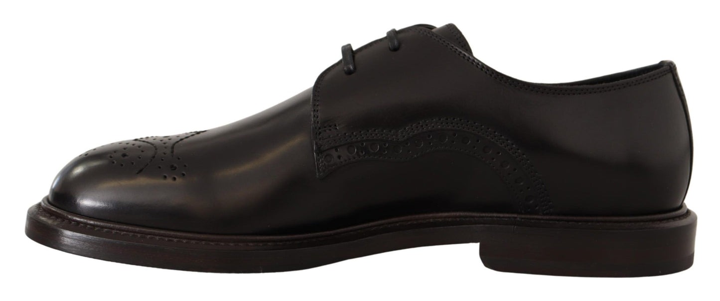 Elegant Black Derby Dress Shoes