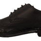 Elegant Calfskin Derby Oxford Wingtips