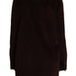 Eleganter burgunderroter zweireihiger Trenchcoat