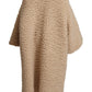 Elegante beige Kaschmir-Manteljacke