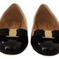 Elegant Quilted Leather Flats - Chic Dual-Tone Design