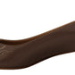 Elegant Caraway Brown Pumps with Vara Bow