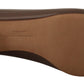 Elegant Caraway Brown Pumps with Vara Bow