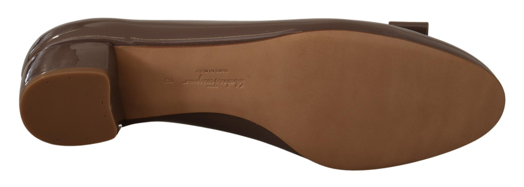 Elegante Caraway Braune Pumps mit Vara-Schleife