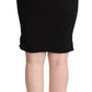 Chic High Waist Pencil Skirt in Black