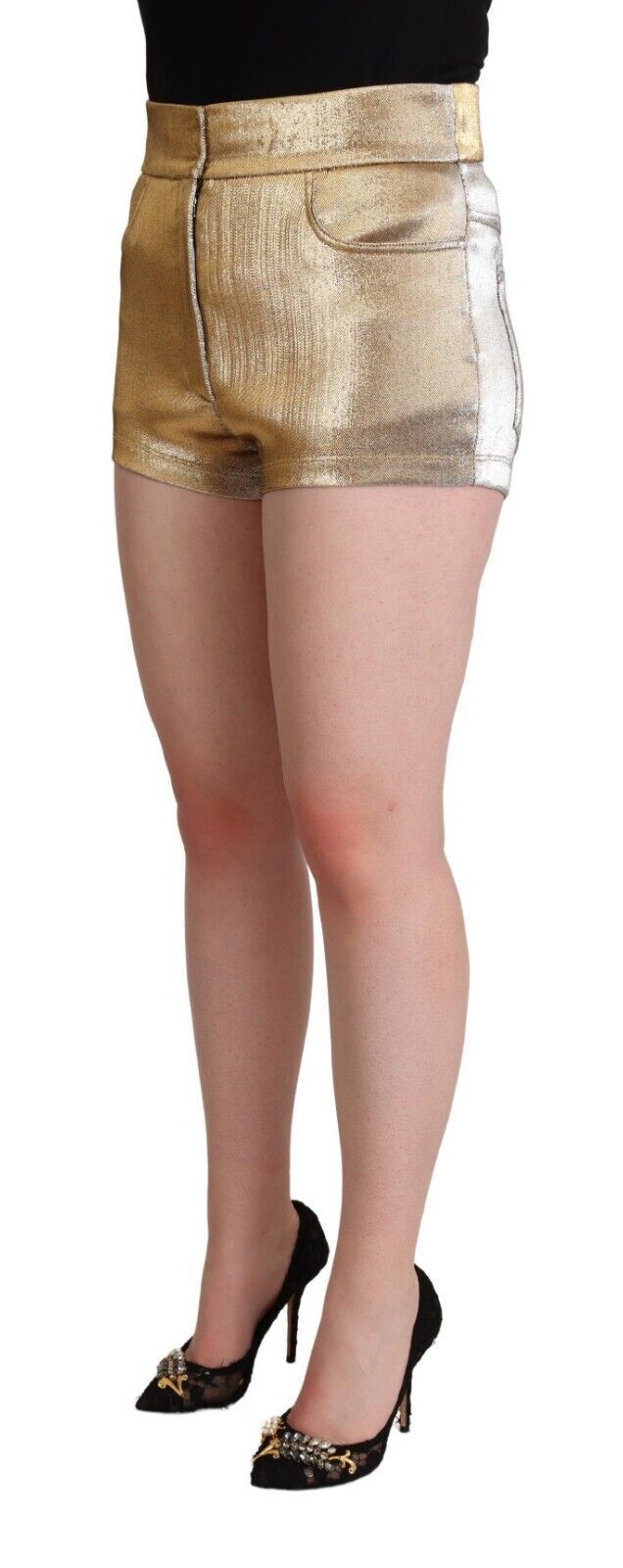 Elegante Hotpants in Metallic-Gold
