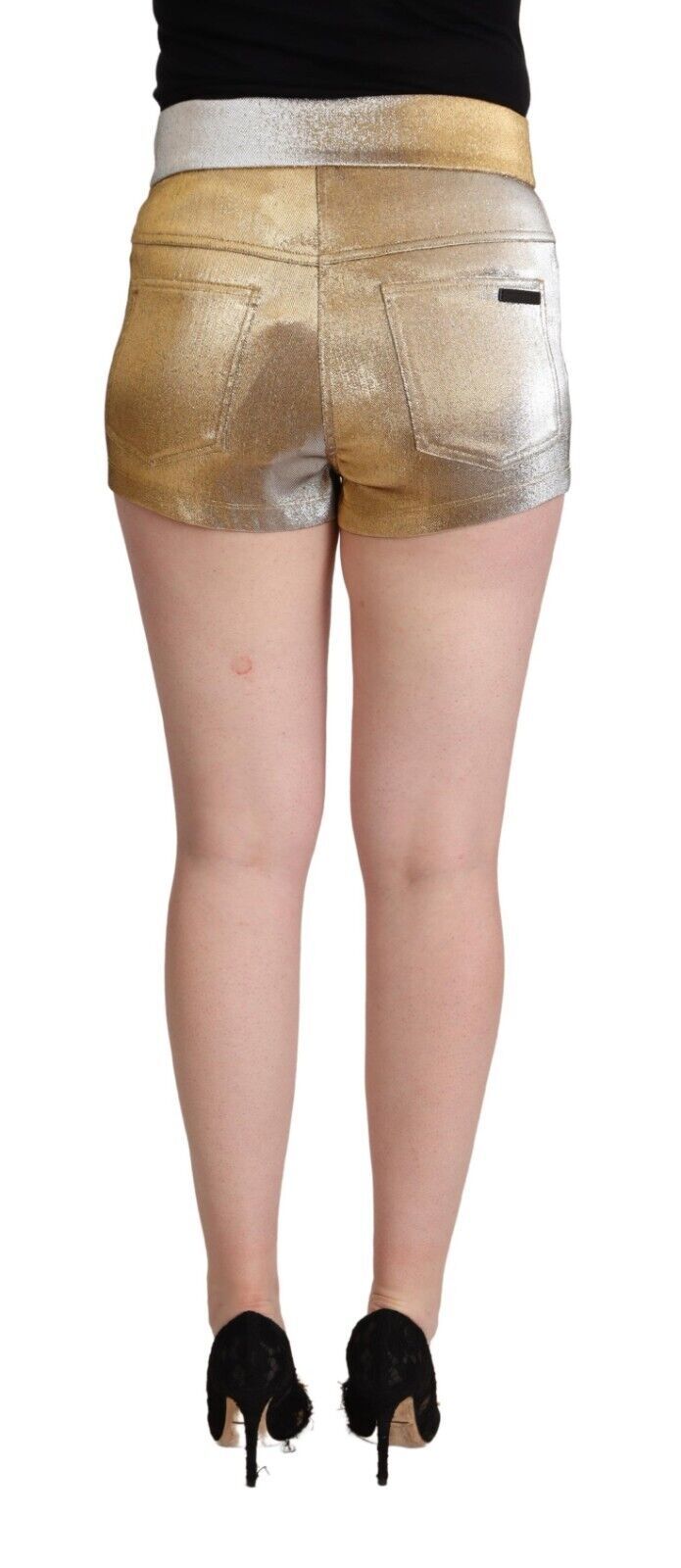 Elegante Hotpants in Metallic-Gold