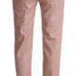 Eleganti pantaloni affusolati rosa per uno stile sofisticato