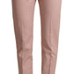 Eleganti pantaloni affusolati rosa per uno stile sofisticato